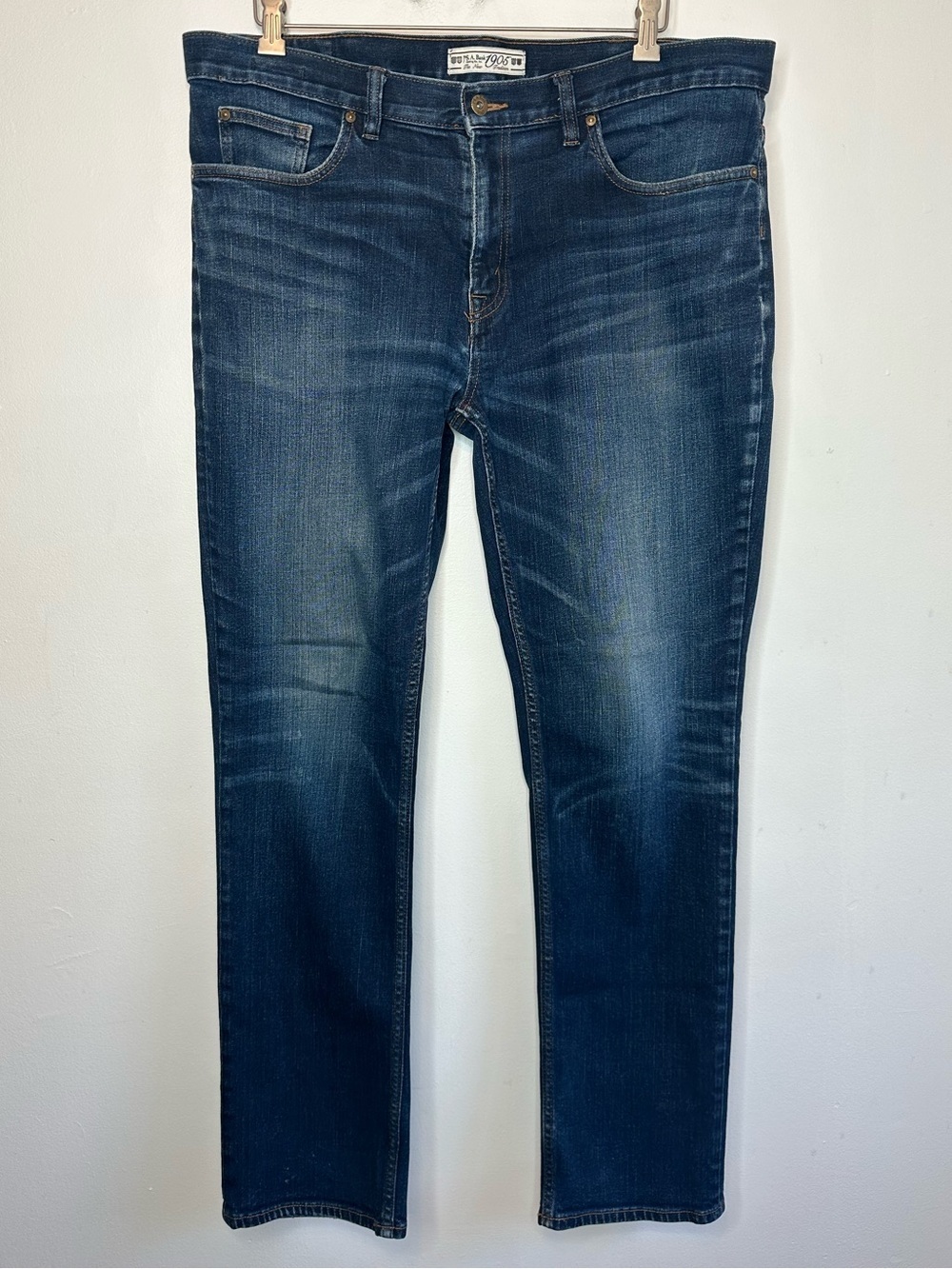 JOS. A. Bank Men’s Dark Wash Jean Tailored Fit Size 38x34 38 Casual Denim